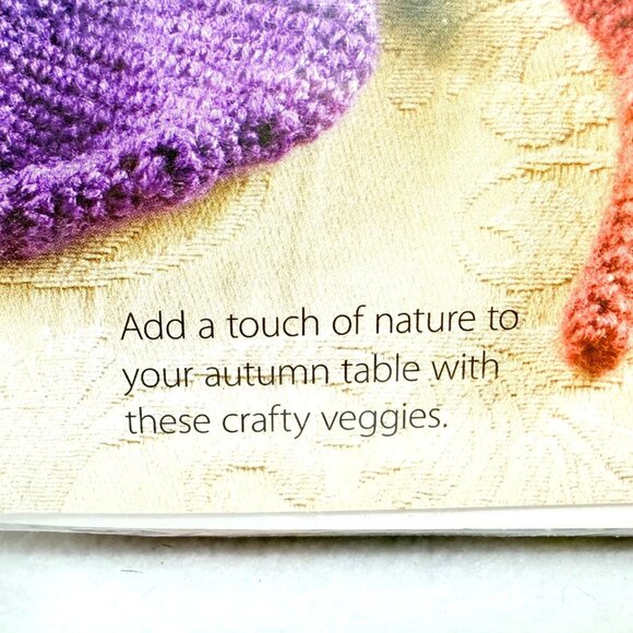 Annies Crochet/Knit Kit Fall Table Toppers w/Yarn & Instructions - New - Picture 3 of 12